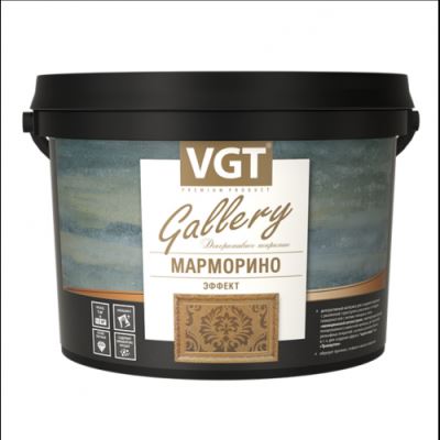 Штукатурка декоративная «эффект Марморино» VGT Gallery 16 кг