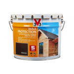 Алкидный антисептик для дерева с воском V33 Wax Protection цвет темный дуб 9 л