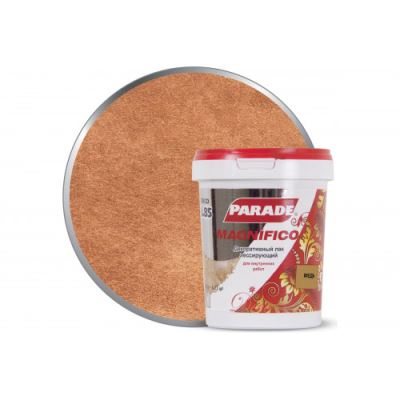 Декоративный строительный лак Parade Deco Magnifico цвет L85 Медь 0,9 л