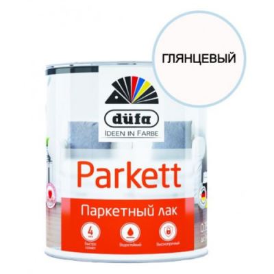 Лак паркетный алкидно-уретановый Dufa Retail Parkett глянцевый 750 мл