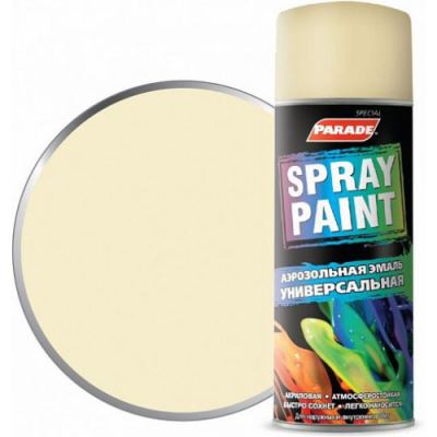 Эмаль аэрозольная универсальная Parade Spray Paint цвет RAL 1015 Светлая слоновая кость 400 мл
