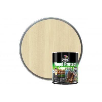 Пропитка декоративная для защиты древесины Dufa Wood Protect Supreme бесцветная 0,75 л