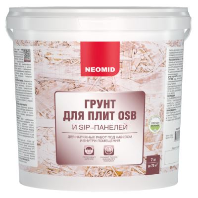 Грунт для плит OSB и SIP-панелей Neomid 7 кг