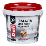 Эмаль для окон и дверей атмосферостойкая Dali цвет белоснежный 3 л
