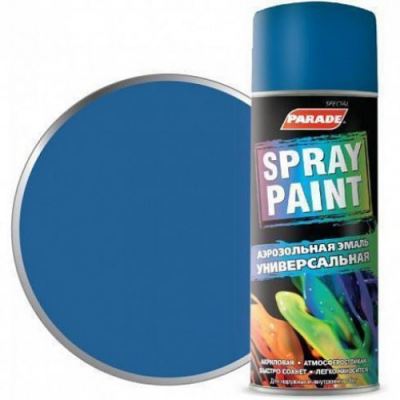 Эмаль аэрозольная универсальная Parade Spray Paint цвет RAL 5005 Сигнальный синий 400 мл