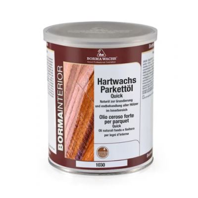 Паркетное масло Hardwax Parquet Oil быстрое borma Wachs цвет прозрачый 1 л