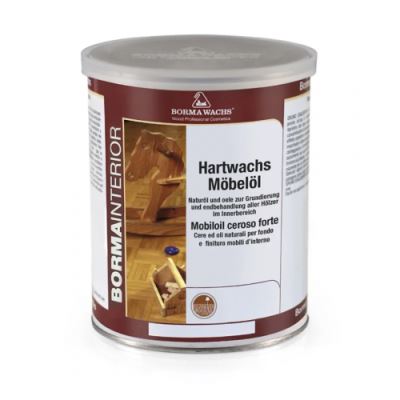 Масло для мебели с твердым воском Hard Furniture Oil Borma Wachs 500 мл
