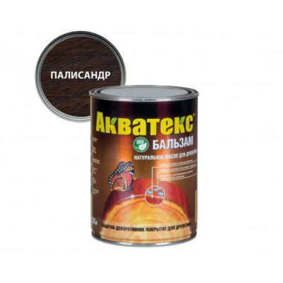 Масло натуральное для древесины Акватекс «Бальзам» цвет палисандр 0,75 л