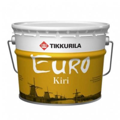 Лак паркетный износостойкий алкидно-уретановый Tikkurila Euro Kiri глянцевый 9 л