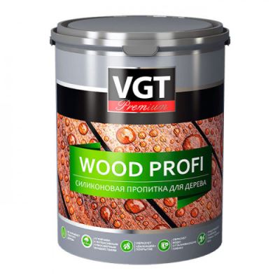 Пропитка для дерева силиконовая WOOD PROFI VGT Premium бесцветная 0,9 кг