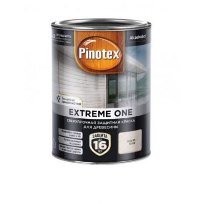 Сверхпрочная защитная краска для древесины Pinotex Extreme One база BW полуматовая 0,9 л