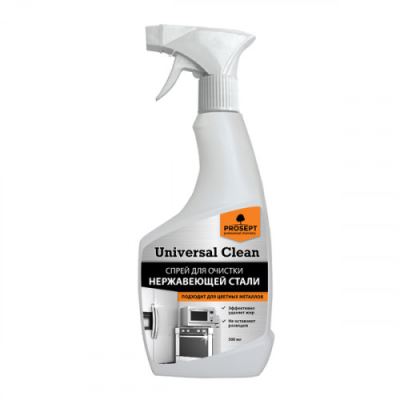 Спрей-очиститель для нержавеющей стали и цветных металлов Prosept Universal Clean 500 мл