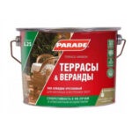 Лак алкидно-уретановый полуматовый Parade L25 Террасы и Веранды 2,5 л