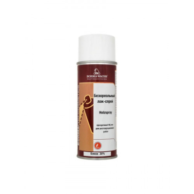 Лак спрей НЦ Holzspray BORMA WACHS 30% блеск 400 мл