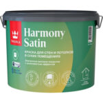 Краска для стен и потолков акриловая 1 класс Tikkurila Harmony Satin Joker матовая база C 9 л