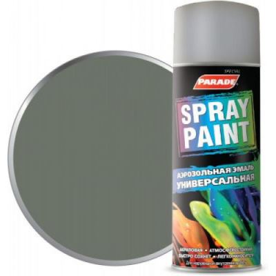Эмаль аэрозольная универсальная Parade Spray Paint цвет RAL 7004 Сигнальный серый 400 мл