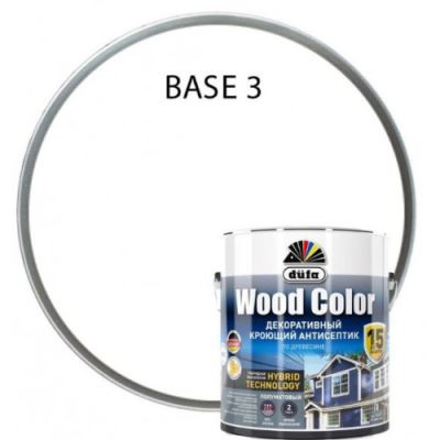 Кроющий антисептик Dufa Wood Color База 3 2,5 л