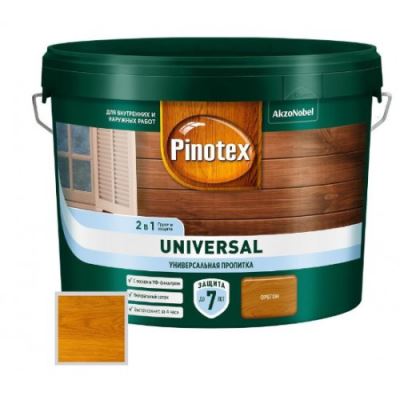 Пропитка защитная для дерева Pinotex Universal 2 в 1 орегон 9 л