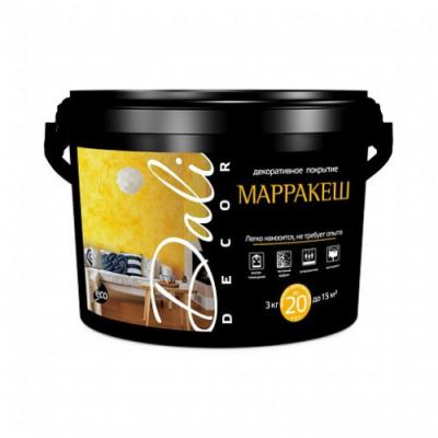 Штукатурка декоративная Dali-Decor «Марракеш» цвет белый перламутровый 3 кг