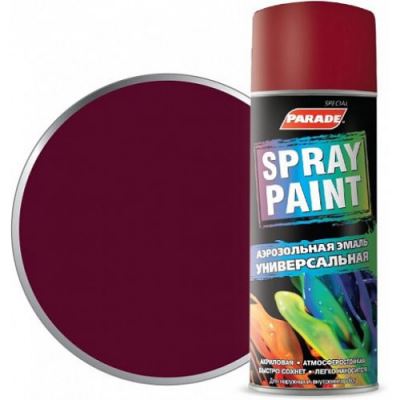 Эмаль аэрозольная универсальная Parade Spray Paint цвет RAL 3005 Винно-красный 400 мл