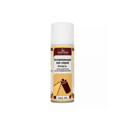 Лак спрей нитроцеллюлозный BORMA WACHS Holzspray 20% блеск 0.4 кг