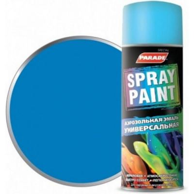 Эмаль аэрозольная универсальная Parade Spray Paint цвет 15 Голубой 400 мл