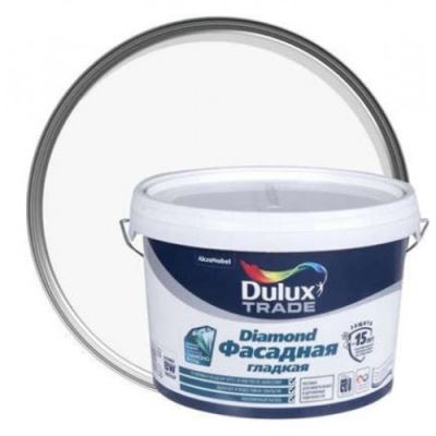 Краска фасадная водно-дисперсионная Dulux Trade Diamond гладкая База BW 5 л