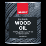Масло деревозащитное с натуральным воском Neomid «Premium Wood Oil» цвет красное дерево 0,75 л