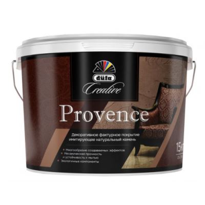 Штукатурка декоративная Dufa Creative Provence эффект натурального камня 15 кг