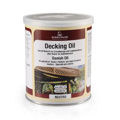 Цветное датское масло для террас Terrace Oil Borma Wachs цвет 173 тик 1 л