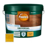 Пропитка защитная для дерева Pinotex Universal 2 в 1 карельская сосна 9 л