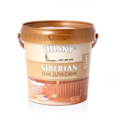 Акриловый лак для саун Husky Siberian 2,5 л
