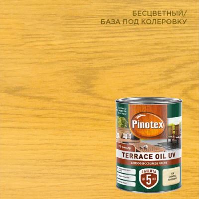 Масло для защиты древесины атмосферостойкое Pinotex Wood&Terrace Oil бесцветное 0,9 л