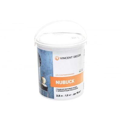 VINCENT DECOR NUBUCK декоративное покрытие с эффектом гладкой матовой кожи 2.5 л