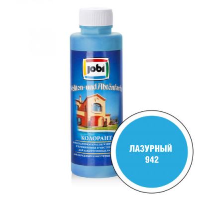 Jobi Колорант № 942 лазурный -30С 500мл