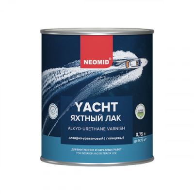 Яхтный лак алкидно-уретановый Neomid «Yacht» глянцевый 0,75 л